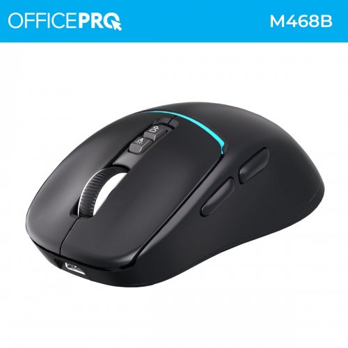 Мышка OfficePro M468 Silent Click Wireless Black купить в Украине: Киев, Днепр, Харьков, Одесса  | Низкая цена, отзывы, характеристики от TELEMART фото