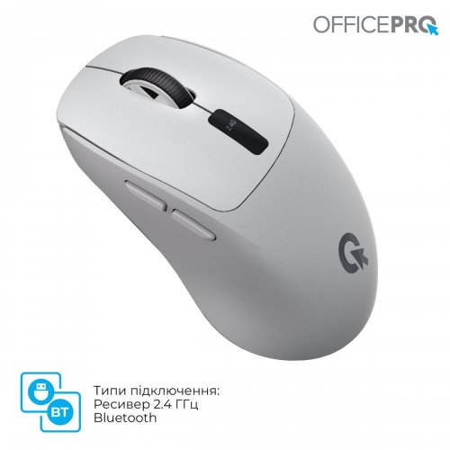 Миша OfficePro M398 Silent Click Wireless Gray купити в Україні: Київ, Львів, Хмельницький, Тернопіль, Івано-Франківськ | Низька ціна, відгуки, характеристики від TELEMART фото