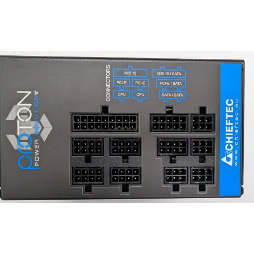Блок питания CHIEFTEC Proton 850W (BDF-850C) (Восстановлено продавцом, 835911) купить в Украине: Киев, Днепр, Харьков, Одесса  | Проверка совместимости, низкая цена, отзывы, характеристики от TELEMART фото