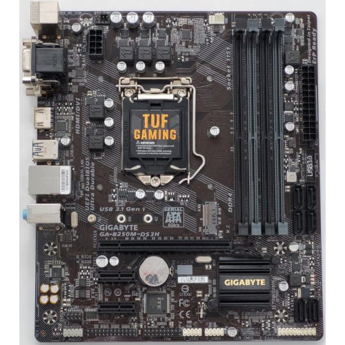 Материнская плата Gigabyte GA-B250M-DS3H (s1151, Intel B250) (Восстановлено продавцом, 835971) купить в Украине: Киев, Днепр, Харьков, Одесса  | Проверка совместимости, низкая цена, отзывы, характеристики от TELEMART фото