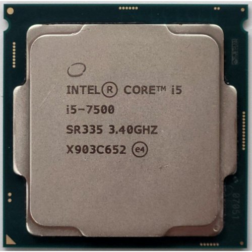 Процесор Intel Core i5-7500 3.4(3.8)GHz 6MB s1151 Tray (CM8067702868012) (Відновлено продавцем, 835987) купити в Україні: Київ, Львів, Хмельницький, Тернопіль, Івано-Франківськ | Перевірка сумісності, низька ціна, відгуки, характеристики від TELEMART фото