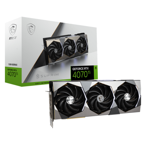 Відеокарта MSI GeForce RTX 4070 Ti SUPRIM 12288MB (RTX 4070 Ti SUPRIM 12G) (Відновлено продавцем, 835990) купити в Україні: Київ, Львів, Хмельницький, Тернопіль, Івано-Франківськ | Перевірка сумісності, низька ціна, відгуки, характеристики від TELEMART фото