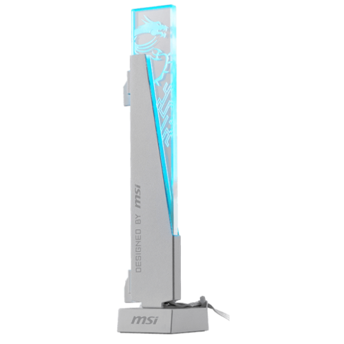 Подставка для видеокарты MSI MPG ARGB VGA Stand White купить в Украине: Киев, Днепр, Харьков, Одесса  | Низкая цена, отзывы, характеристики от TELEMART фото
