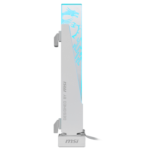 Подставка для видеокарты MSI MPG ARGB VGA Stand White купить в Украине: Киев, Днепр, Харьков, Одесса  | Низкая цена, отзывы, характеристики от TELEMART фото
