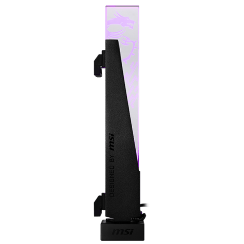 Подставка для видеокарты MSI MPG ARGB VGA Stand Black купить в Украине: Киев, Днепр, Харьков, Одесса  | Низкая цена, отзывы, характеристики от TELEMART фото
