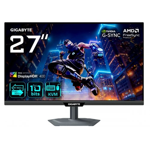 Уценка монитор Gigabyte 27" M27UP Black (Вскрытая упаковка, 836164) купить в Украине: Киев, Днепр, Харьков, Одесса  | Низкая цена, отзывы, характеристики от TELEMART фото