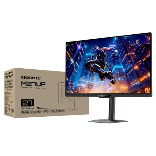 Уценка монитор Gigabyte 27" M27UP Black (Вскрытая упаковка, 836164) купить в Украине: Киев, Днепр, Харьков, Одесса  | Низкая цена, отзывы, характеристики от TELEMART фото