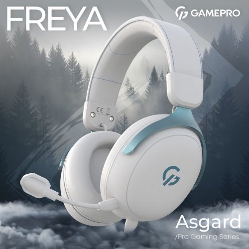 Навушники GamePro Asgard Freya (HS145W) White купити в Україні: Київ, Львів, Хмельницький, Тернопіль, Івано-Франківськ | Низька ціна, відгуки, характеристики від TELEMART фото