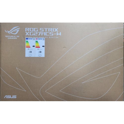 Уценка монитор Asus 27" ROG Strix XG27ACS-W (90LM09Q1-B01170) White (Повреждена упаковка, 836190) купить в Украине: Киев, Днепр, Харьков, Одесса  | Низкая цена, отзывы, характеристики от TELEMART фото