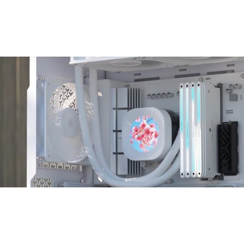 Готовая СВО Corsair Nautilus 360 RS LCD (CW-9061034-WW) White купить в Украине: Киев, Днепр, Харьков, Одесса  | Проверка совместимости, низкая цена, отзывы, характеристики от TELEMART фото