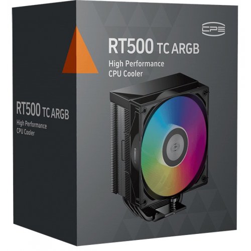 Кулер PCCooler RT500 TC ARGB Black купити в Україні: Київ, Львів, Хмельницький, Тернопіль, Івано-Франківськ | Перевірка сумісності, низька ціна, відгуки, характеристики від TELEMART фото