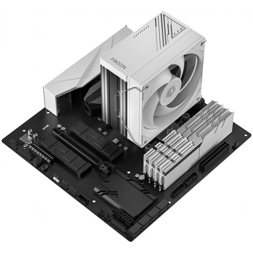 Кулер ID-Cooling FROZN A410 SE WHITE (FROZN A410 SE WHITE) купити в Україні: Київ, Львів, Хмельницький, Тернопіль, Івано-Франківськ | Перевірка сумісності, низька ціна, відгуки, характеристики від TELEMART фото
