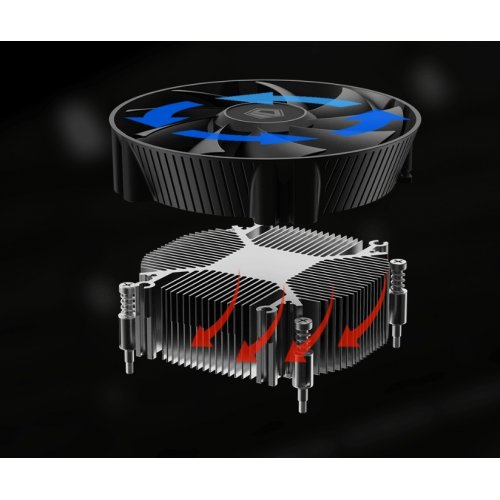 Кулер ID-Cooling DK-07i (DK-07i) купити в Україні: Київ, Львів, Хмельницький, Тернопіль, Івано-Франківськ | Перевірка сумісності, низька ціна, відгуки, характеристики від TELEMART фото