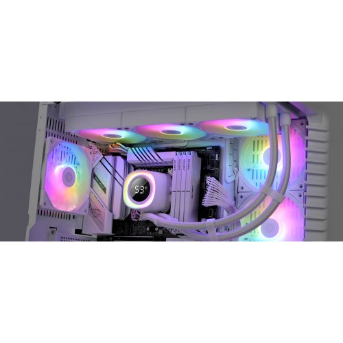 Готова СВО ID-Cooling FX360 TD White купити в Україні: Київ, Львів, Хмельницький, Тернопіль, Івано-Франківськ | Перевірка сумісності, низька ціна, відгуки, характеристики від TELEMART фото