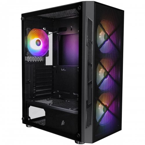 Корпус 1stPlayer XP-BK-4F1 750W (XP-BK-4F1-PS-750FK-EU) Black купить в Украине: Киев, Днепр, Харьков, Одесса  | Проверка совместимости, низкая цена, отзывы, характеристики от TELEMART фото