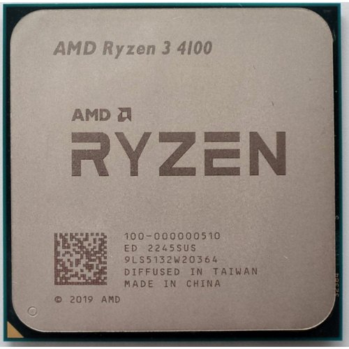 Процесор AMD Ryzen 3 4100 3.8(4.0)GHz 4MB sAM4 Tray (100-000000510) (Відновлено продавцем, 836262) купити в Україні: Київ, Львів, Хмельницький, Тернопіль, Івано-Франківськ | Перевірка сумісності, низька ціна, відгуки, характеристики від TELEMART фото
