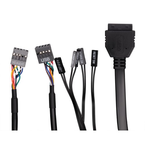 Корпус 2E Credo V200 без БП (2E-V200B) Black купить в Украине: Киев, Днепр, Харьков, Одесса  | Проверка совместимости, низкая цена, отзывы, характеристики от TELEMART фото