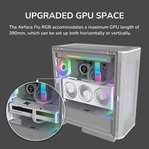 Корпус Cougar Airface Flo RGB без БП Black купить в Украине: Киев, Днепр, Харьков, Одесса  | Проверка совместимости, низкая цена, отзывы, характеристики от TELEMART фото