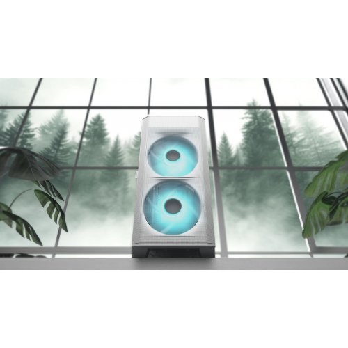 Корпус Cougar Airface Flo RGB без БП White купить в Украине: Киев, Днепр, Харьков, Одесса  | Проверка совместимости, низкая цена, отзывы, характеристики от TELEMART фото