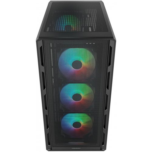 Корпус Cougar Airface Pure RGB без БЖ Black купити в Україні: Київ, Львів, Хмельницький, Тернопіль, Івано-Франківськ | Перевірка сумісності, низька ціна, відгуки, характеристики від TELEMART фото