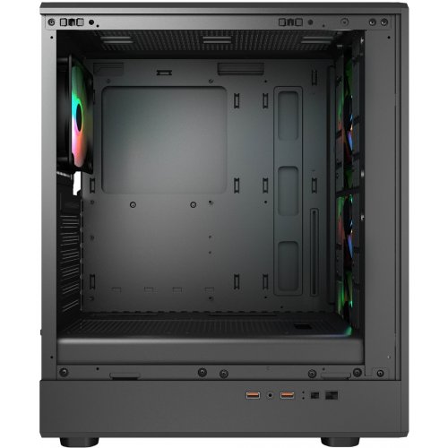 Корпус Cougar Airface Pure RGB без БЖ Black купити в Україні: Київ, Львів, Хмельницький, Тернопіль, Івано-Франківськ | Перевірка сумісності, низька ціна, відгуки, характеристики від TELEMART фото