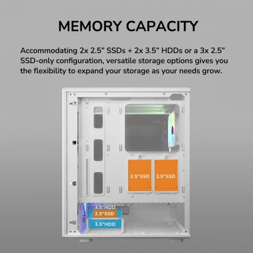 Корпус Cougar Airface Pure RGB без БЖ Black купити в Україні: Київ, Львів, Хмельницький, Тернопіль, Івано-Франківськ | Перевірка сумісності, низька ціна, відгуки, характеристики від TELEMART фото