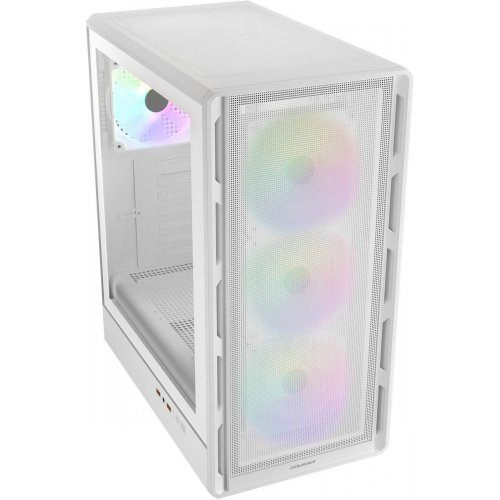Корпус Cougar Airface Pure RGB без БЖ White купити в Україні: Київ, Львів, Хмельницький, Тернопіль, Івано-Франківськ | Перевірка сумісності, низька ціна, відгуки, характеристики від TELEMART фото