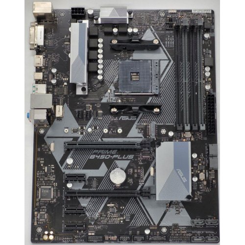 Материнська плата Asus PRIME B450-PLUS (sAM4, AMD B450) (Відновлено продавцем, 836285) купити в Україні: Київ, Львів, Хмельницький, Тернопіль, Івано-Франківськ | Перевірка сумісності, низька ціна, відгуки, характеристики від TELEMART фото