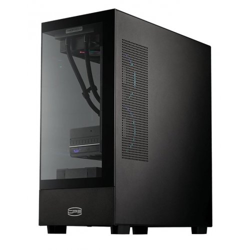 Корпус PCCooler C3 Q500 Tempered Glass без БЖ Black купити в Україні: Київ, Львів, Хмельницький, Тернопіль, Івано-Франківськ | Перевірка сумісності, низька ціна, відгуки, характеристики від TELEMART фото