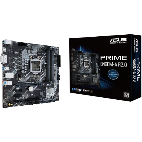 Материнська плата Asus PRIME B460M-A R2.0 (s1200, Intel H470) (Відновлено продавцем, 836288) купити в Україні: Київ, Львів, Хмельницький, Тернопіль, Івано-Франківськ | Перевірка сумісності, низька ціна, відгуки, характеристики від TELEMART фото