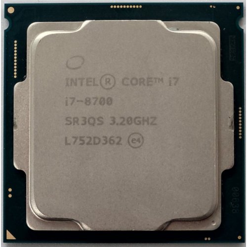 Процесор Intel Core i7-8700 3.2GHz 12MB s1151 Tray (CM8068403358316) (Відновлено продавцем, 836320) купити в Україні: Київ, Львів, Хмельницький, Тернопіль, Івано-Франківськ | Перевірка сумісності, низька ціна, відгуки, характеристики від TELEMART фото