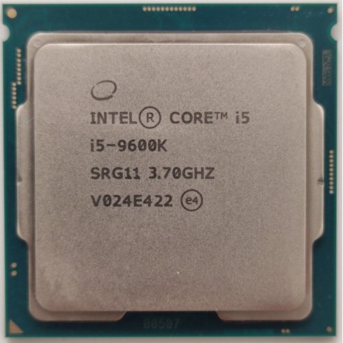 Процесор Intel Core i5-9600K 3.7(4.6)GHz 9MB s1151 Tray (CM8068403874404) (Відновлено продавцем, 836486) купити в Україні: Київ, Львів, Хмельницький, Тернопіль, Івано-Франківськ | Перевірка сумісності, низька ціна, відгуки, характеристики від TELEMART фото