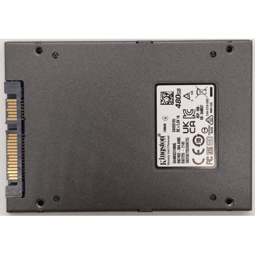 Ssd-диск Kingston SSDNow A400 TLC 480GB 2.5'' (SA400S37/480G) (Відновлено продавцем, 836555) купити в Україні: Київ, Львів, Хмельницький, Тернопіль, Івано-Франківськ | Перевірка сумісності, низька ціна, відгуки, характеристики від TELEMART фото