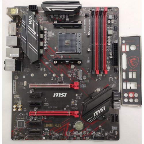Материнська плата MSI B450 GAMING PLUS MAX (sAM4, AMD B450) (Відновлено продавцем, 836562) купити в Україні: Київ, Львів, Хмельницький, Тернопіль, Івано-Франківськ | Перевірка сумісності, низька ціна, відгуки, характеристики від TELEMART фото