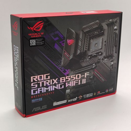 Материнська плата Asus ROG STRIX B550-F GAMING II WIFI (sAM4, B550) (Відновлено продавцем, 836566) купити в Україні: Київ, Львів, Хмельницький, Тернопіль, Івано-Франківськ | Перевірка сумісності, низька ціна, відгуки, характеристики від TELEMART фото