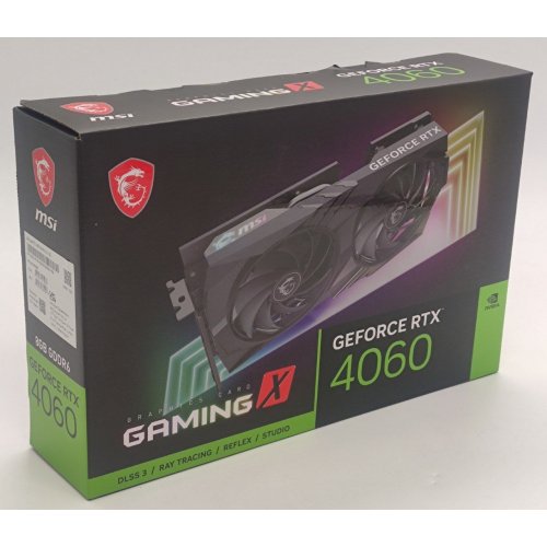 Відеокарта MSI GeForce RTX 4060 GAMING X 8192MB (RTX 4060 GAMING X 8G) (Відновлено продавцем, 836583) купити в Україні: Київ, Львів, Хмельницький, Тернопіль, Івано-Франківськ | Перевірка сумісності, низька ціна, відгуки, характеристики від TELEMART фото