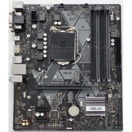 Материнська плата Asus PRIME B360M-A (s1151-V2, Intel B360) (Відновлено продавцем, 836584) купити в Україні: Київ, Львів, Хмельницький, Тернопіль, Івано-Франківськ | Перевірка сумісності, низька ціна, відгуки, характеристики від TELEMART фото