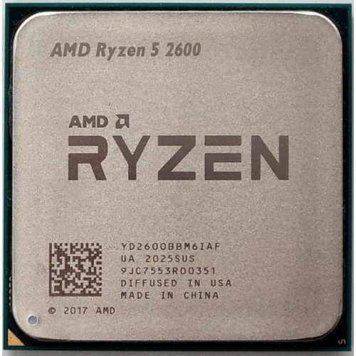 Процесор AMD Ryzen 5 2600 3.4(3.9)GHz 16MB sAM4 Tray (YD2600BBM6IAF) (Відновлено продавцем, 836617) купити в Україні: Київ, Львів, Хмельницький, Тернопіль, Івано-Франківськ | Перевірка сумісності, низька ціна, відгуки, характеристики від TELEMART фото