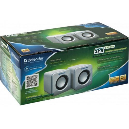 Акустична система Defender SPK-530 (65531) White купити в Україні: Київ, Львів, Хмельницький, Тернопіль, Івано-Франківськ | Низька ціна, відгуки, характеристики від TELEMART фото