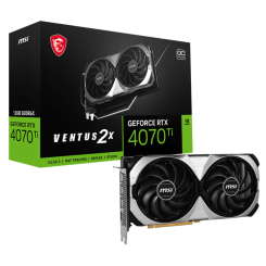 Відеокарта MSI GeForce RTX 4070 Ti VENTUS 2X OC 12288MB (RTX 4070 Ti VENTUS 2X 12G OC) (Відновлено продавцем, 836792)
