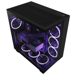 Корпус NZXT H9 Flow Tempered Glass без БЖ (CM-H91FB-01) Black (Відновлено продавцем, 836793)