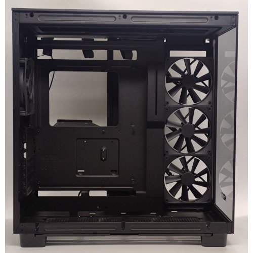 Корпус NZXT H9 Flow Tempered Glass без БЖ (CM-H91FB-01) Black (Відновлено продавцем, 836793) купити в Україні: Київ, Львів, Хмельницький, Тернопіль, Івано-Франківськ | Перевірка сумісності, низька ціна, відгуки, характеристики від TELEMART фото