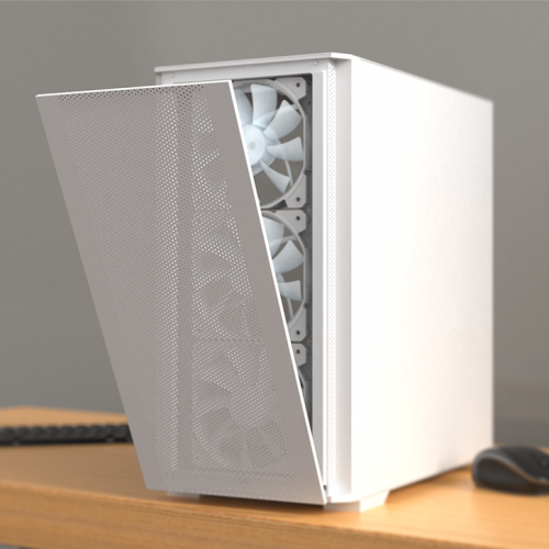 Корпус Montech Air 100 ARGB без БЖ White (Стан нового, 836823) купити в Україні: Київ, Львів, Хмельницький, Тернопіль, Івано-Франківськ | Перевірка сумісності, низька ціна, відгуки, характеристики від TELEMART фото