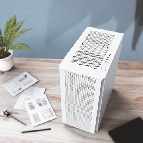 Корпус Montech Air 100 ARGB без БЖ White (Стан нового, 836823) купити в Україні: Київ, Львів, Хмельницький, Тернопіль, Івано-Франківськ | Перевірка сумісності, низька ціна, відгуки, характеристики від TELEMART фото