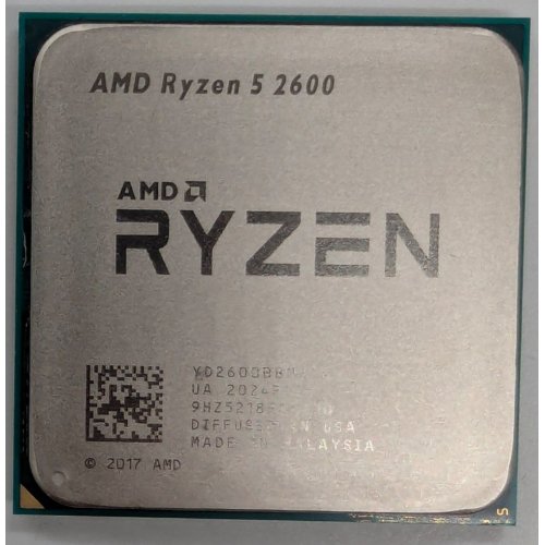Процесор AMD Ryzen 5 2600 3.4(3.9)GHz 16MB sAM4 Tray (YD2600BBM6IAF) (Відновлено продавцем, 836845) купити в Україні: Київ, Львів, Хмельницький, Тернопіль, Івано-Франківськ | Перевірка сумісності, низька ціна, відгуки, характеристики від TELEMART фото