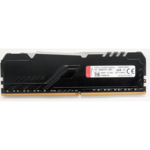 Озу HyperX DDR4 8GB 3200Mhz Fury RGB (HX432C16FB3A/8) (Восстановлено продавцом, 836853) купить в Украине: Киев, Днепр, Харьков, Одесса  | Проверка совместимости, низкая цена, отзывы, характеристики от TELEMART фото