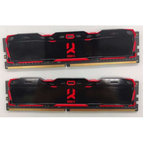 Озп GoodRAM DDR4 16GB (2x8GB) 2666Mhz IRDM X Black (IR-X2666D464L16S/16GDC) (Відновлено продавцем, 836870) купити в Україні: Київ, Львів, Хмельницький, Тернопіль, Івано-Франківськ | Перевірка сумісності, низька ціна, відгуки, характеристики від TELEMART фото