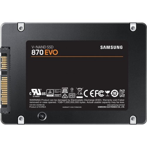 Уценка ssd-диск Samsung 870 EVO V-NAND 2TB 2.5" (MZ-77E2T0B/EU) (Вскрытая упаковка, 837049) купить в Украине: Киев, Днепр, Харьков, Одесса  | Проверка совместимости, низкая цена, отзывы, характеристики от TELEMART фото