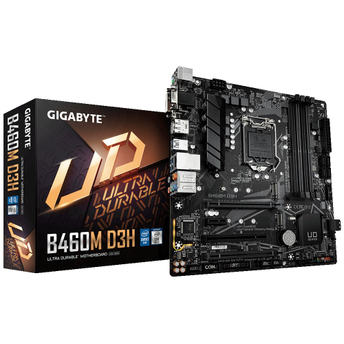 Материнская плата Gigabyte B460M D3H (s1200, Intel B460) (Восстановлено продавцом, 837063) купить в Украине: Киев, Днепр, Харьков, Одесса  | Проверка совместимости, низкая цена, отзывы, характеристики от TELEMART фото
