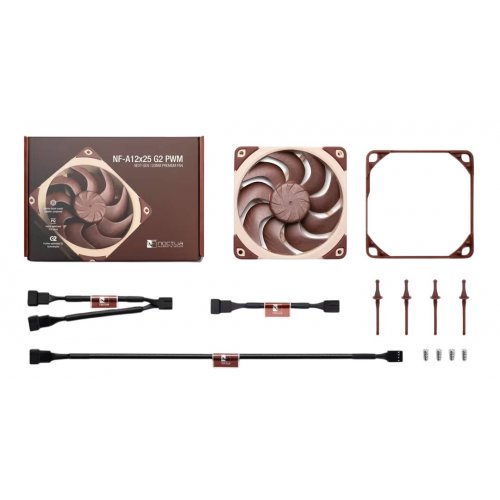Кулер для корпуса Noctua NF-A12x25 G2 PWM купить в Украине: Киев, Днепр, Харьков, Одесса  | Проверка совместимости, низкая цена, отзывы, характеристики от TELEMART фото